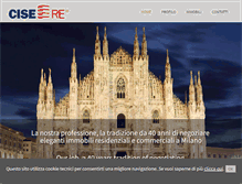 Tablet Screenshot of cisere.it